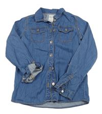 Modrá lehká riflová halenka Denim Co.