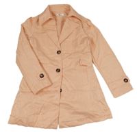 Světlerůžový jarní kabát 