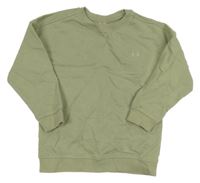 Khaki mikina s výšivkou TU