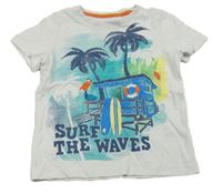 Bílé tričko s obrázkem C&A