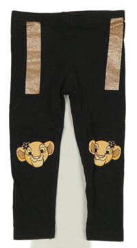 Černé legíny s lvím králem Disney