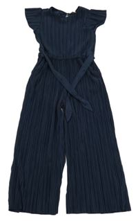 Tmavomodrý kalhotový overal Topolino