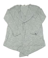 Šedý třpytivý pletený cardigan zn. H&M