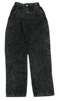 Černé mom paper bag rifle H&M