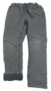 Šedé zateplené slim rifle C&A