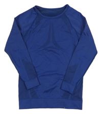 Tmavomodré spodní funkční triko se vzorem Crivit