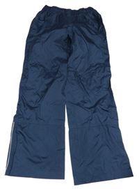 Tmavomodré šusťákové voděodolné kalhoty Crane