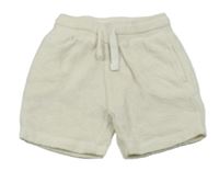 Smetanové froté kraťasy Next