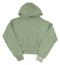 Světlekhaki crop mikina s kapucí F&F