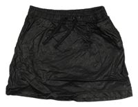 Černá koženková sukně zn. C&A