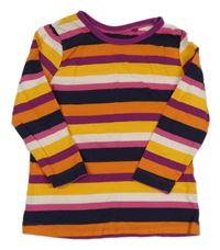 Barevné pruhované triko Lupilu