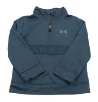 Tmavomodrá thermo mikina s logem UNDER ARMOUR