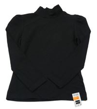 Nové - Černé triko s rolákem Dunnes