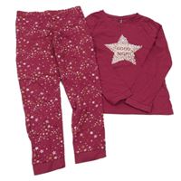 Purpurové pyžamo s hvězdičkami Page Young 