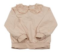 Světlerůžová mikina s límečkem V by Very