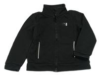 Černá propínací mikina s logem a rolákem Puma