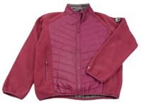 Malinová fleecovo/šusťáková funkční bunda Trespass