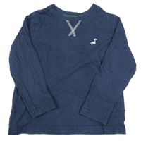 Tmavomodré triko s dinosaurem George