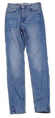 Světlemodré skinny fit rifle H&M
