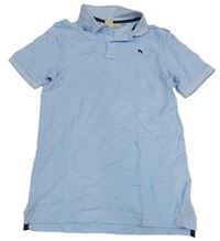 Světlemodré polo tričko s výšivkou H&M