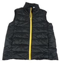 Černá prošívaná šusťáková zateplená vesta Pepperts!