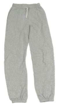 Světlešedé melírované tepláky H&M