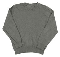 Šedý melírovaný svetr George