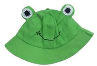 Zelený klobouk - žába 