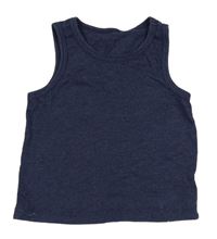 Tmavomodré melírované tílko Primark