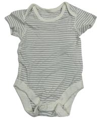 Bílo-šedé pruhované body M&S