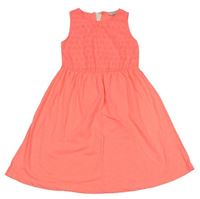 Neonově růžové šaty s madeirou Primark