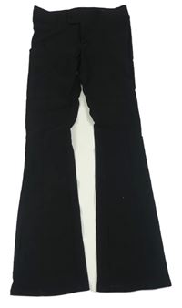 Černé flare kalhoty H&M