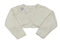 Nové - Smetanové svetrové bolerko H&M
