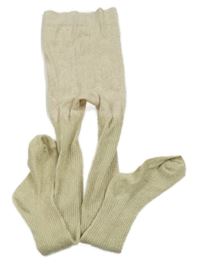 Béžové třpytivé žebrované punčocháče Primark