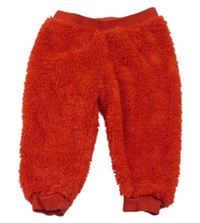 Červené chlupaté tepláky Lupilu