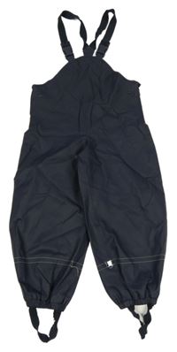 Tmavomodré nepromokavé podšité laclové kalhoty TCM