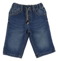 Modré teplákové riflové kraťasy Bluezoo