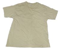 Krémové tričko Zara