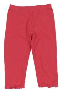 Tmavorůžové capri legíny Kids