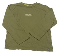 Khaki triko s nápisem Mexx