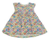 Barevné květované šaty Next