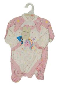 Nové - 2 set - bílé body s hvězdičkami a jednorožcem + růžový overal s obrázky 