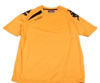 Neonově oranžové sportovní tričko kappa