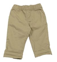 Béžové plátěné chino kalhoty Primark