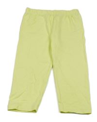 Žluté crop legíny kids