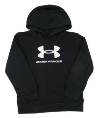 Černá mikina s logem a kapucí Under Armour