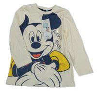 Nové - Smetanové triko s Mickeym Disney