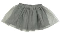 Šedá třpytivá tylová sukně H&M