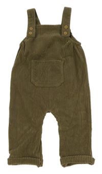 Khaki laclové manšestráky George