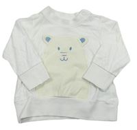 Bílé triko s medvědem TCM